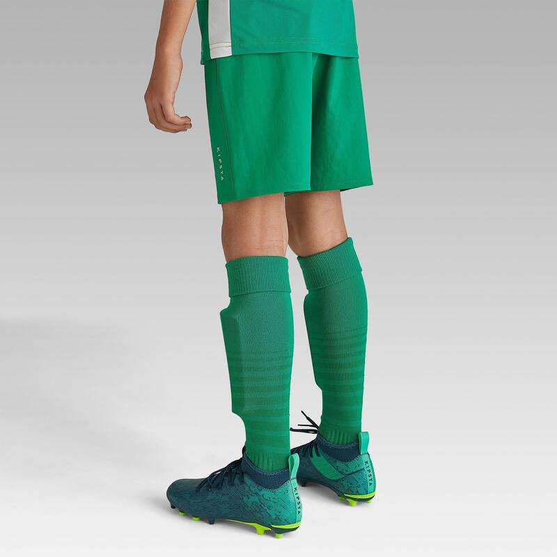 Pantaloncino calcio junior F500 verdi