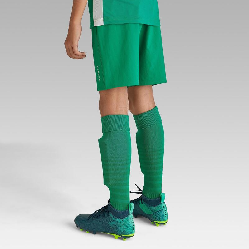 Voetbalshort voor kinderen VIRALTO CLUB groen