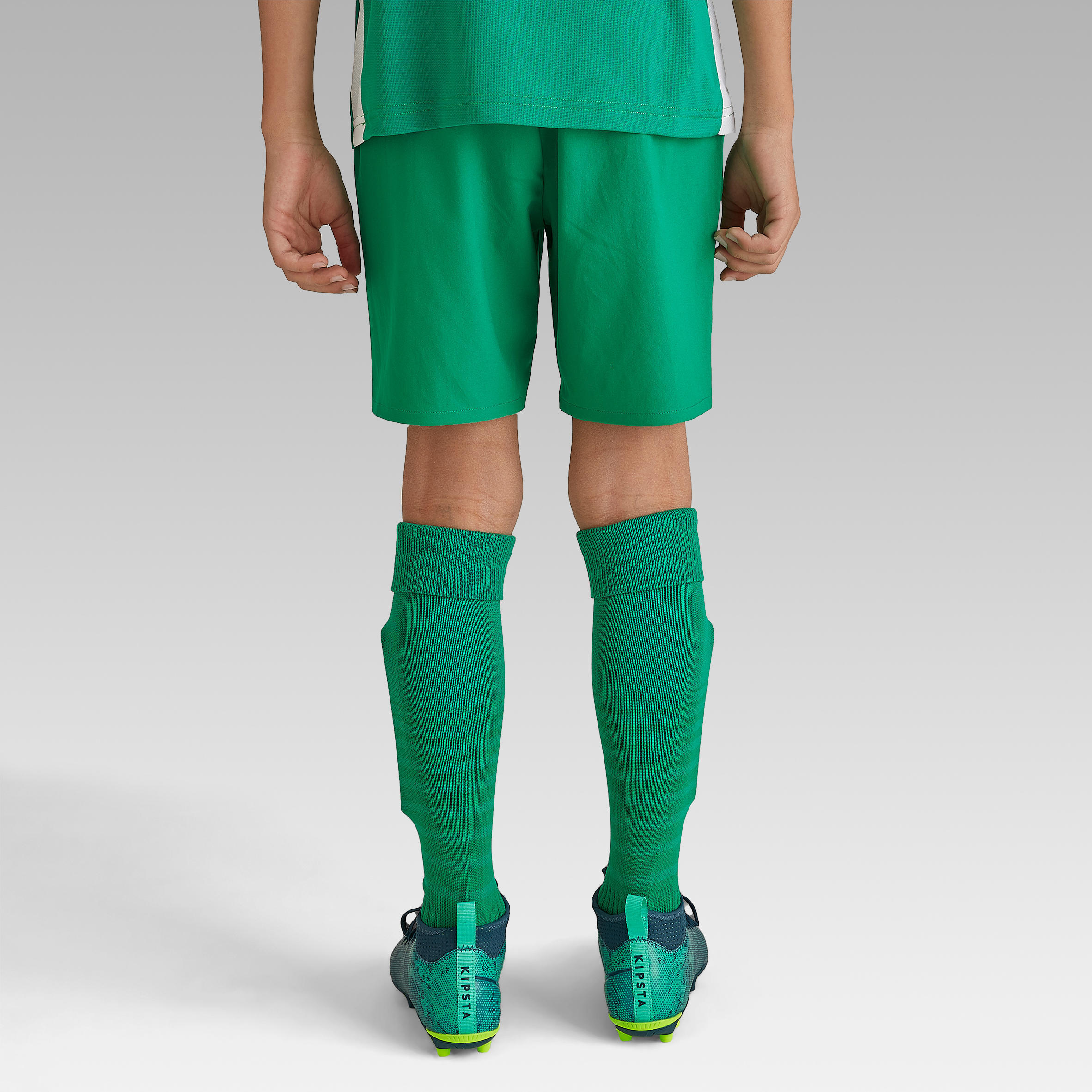 F500 Kids Football Shorts - Green 4/8