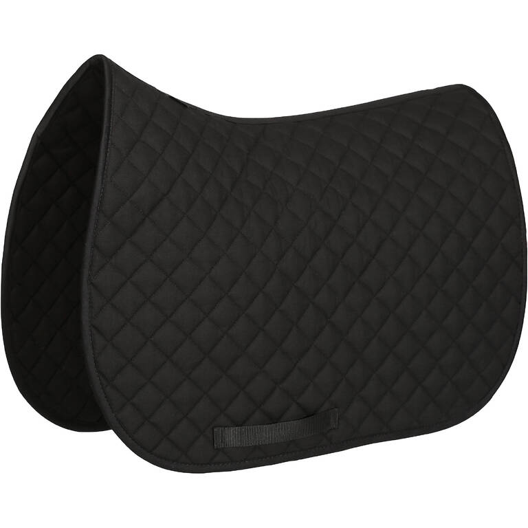 Schooling Horse Riding Saddle Cloth for Pony and Horse - Black