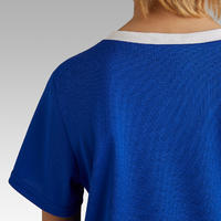 Camiseta de Fútbol Kipsta F100 niños Azul