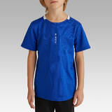 Kids football jersey shirt f100 - blue