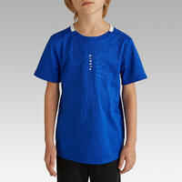 חולצת כדורגל F100 לילדים - כחול 