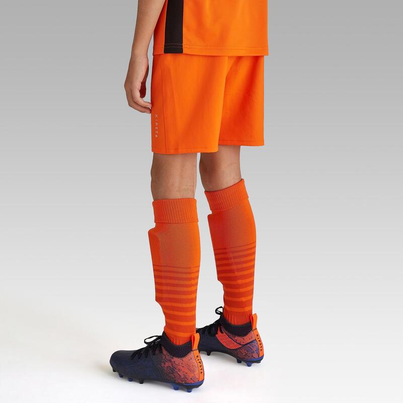 Dětské fotbalové kraťasy F500 oranžové