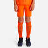 Kids' Football Shorts Viralto Club - Orange