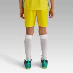 F500 Kids Football Shorts - Yellow