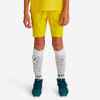 Kids' Football Shorts Viralto Club - Yellow