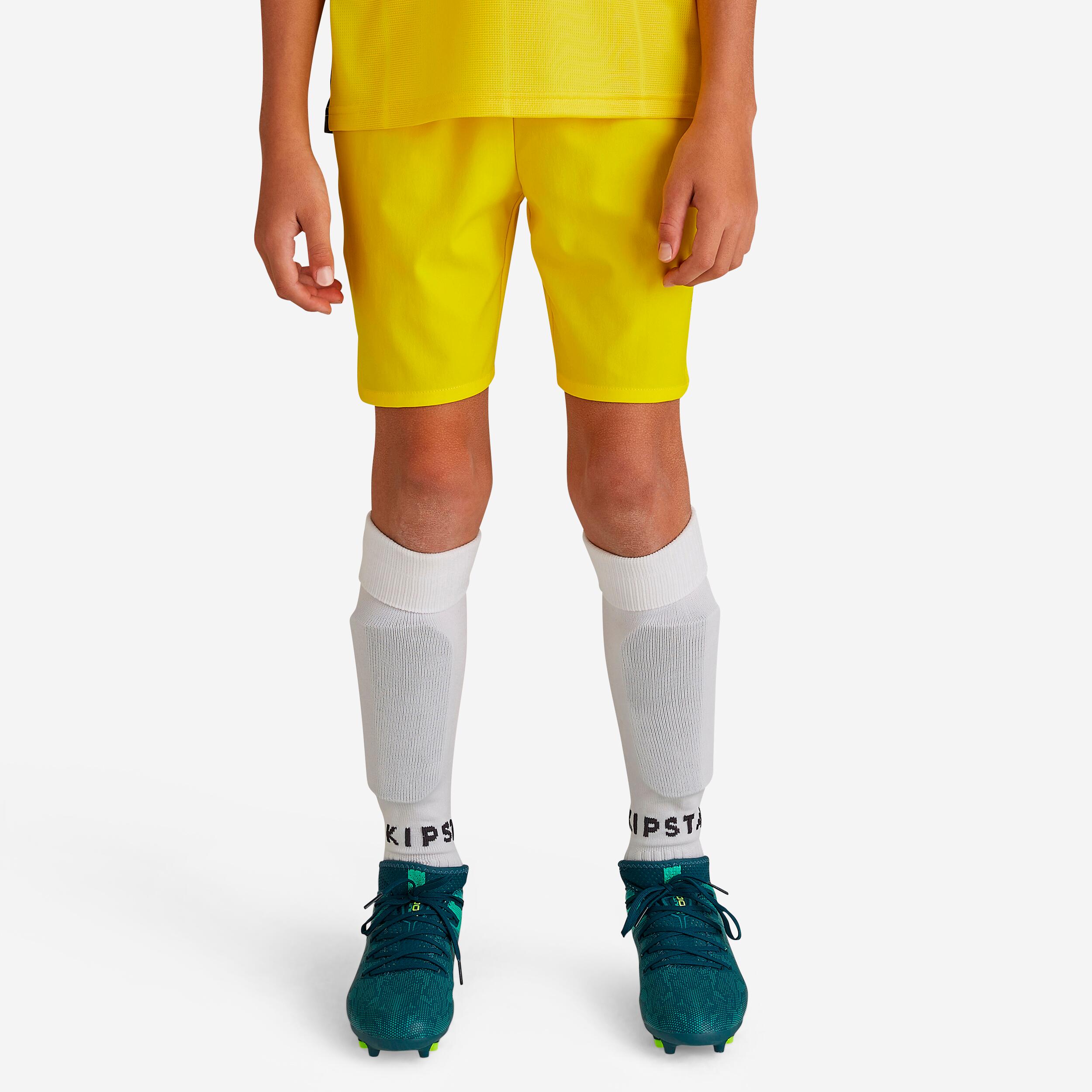 Kids Football Shorts Viralto Club Yellow