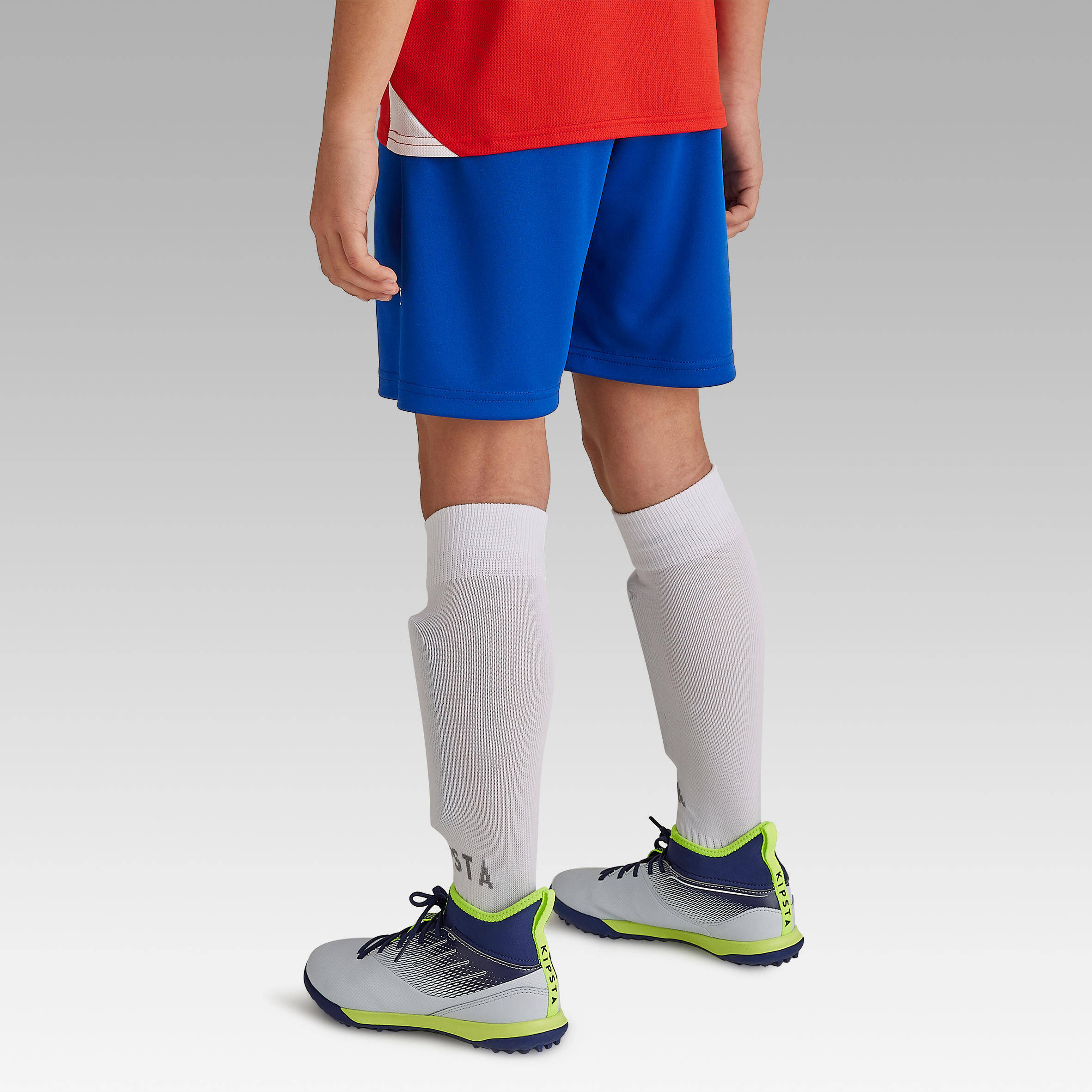 Kids Football Shorts F100 - Blue -  4