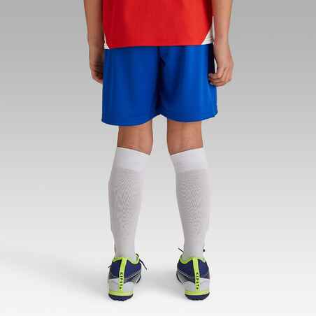 Pantalón corto de fútbol  Niños Kipsta F100 azul