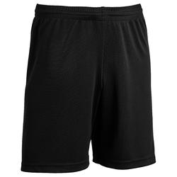 Short de football enfant F100 noir