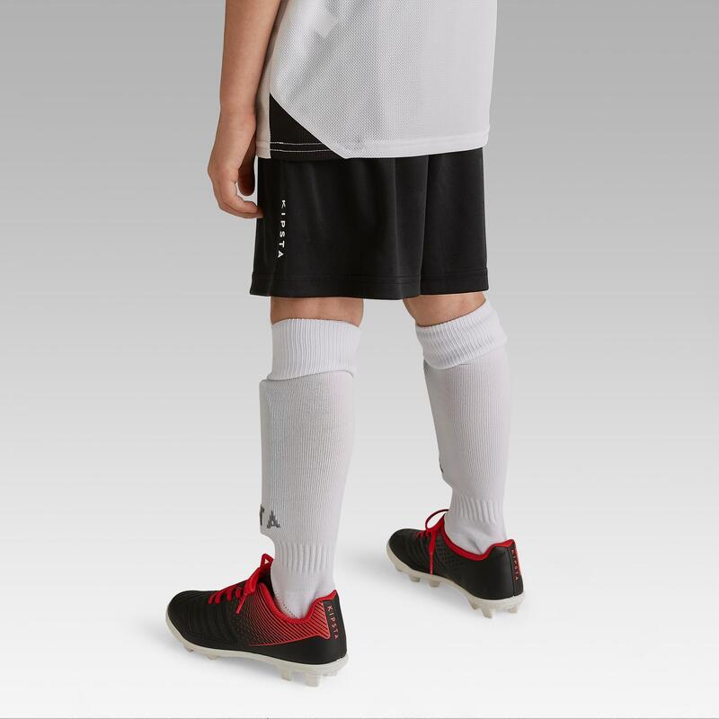 Voetbalshort voor kinderen F100 zwart