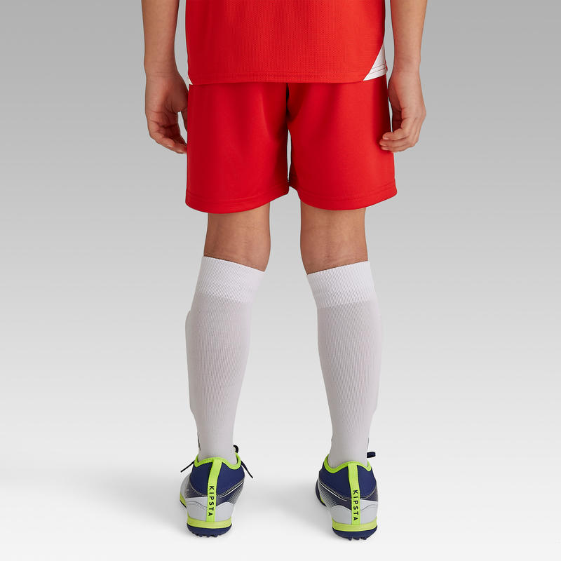 Kids' Football Shorts F100 Red