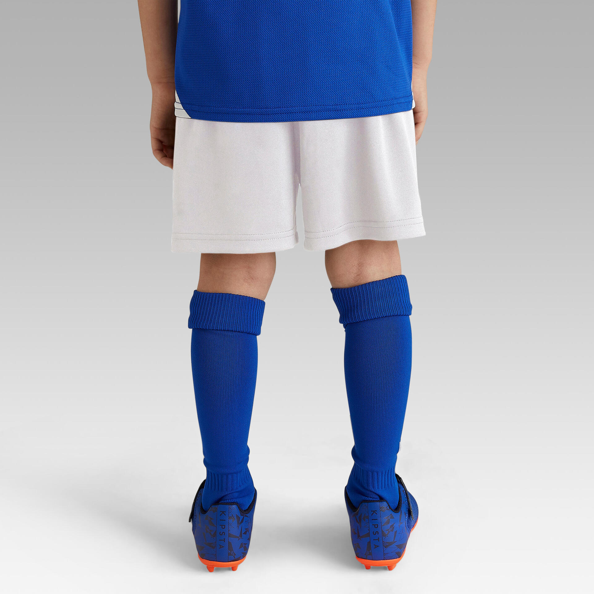 Kids' Football Shorts F100 - White