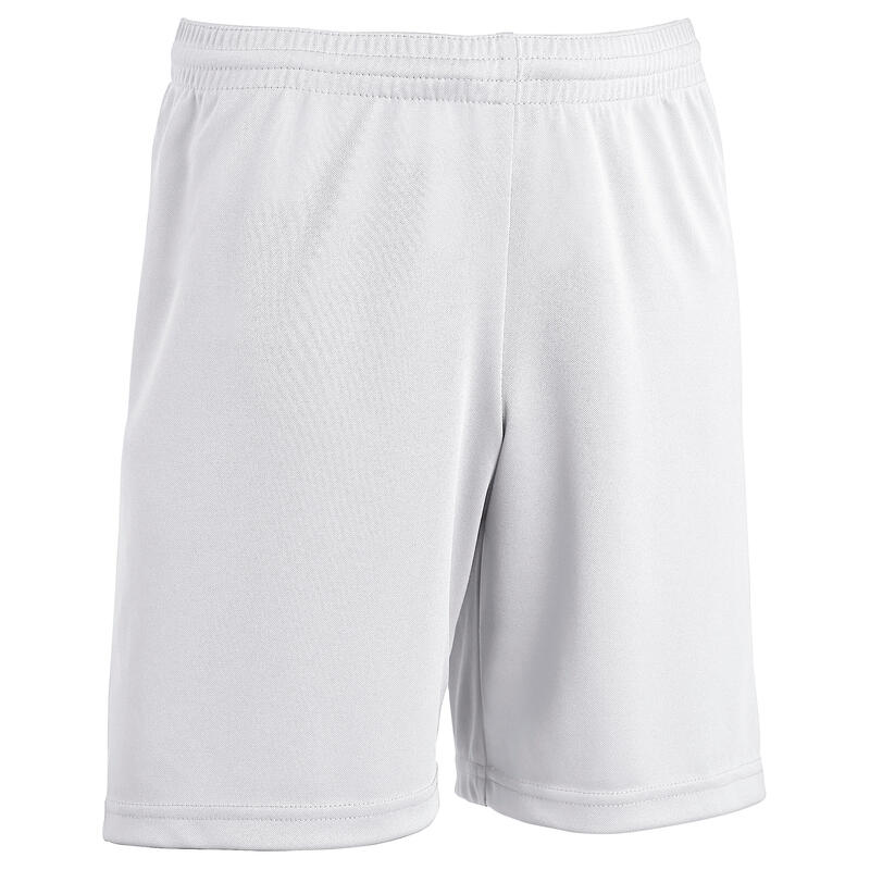 Kids' Football Shorts F100 - White