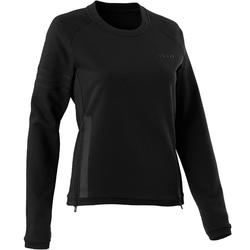 Sweat Adidas 500 Pilates Gym douce femme noir