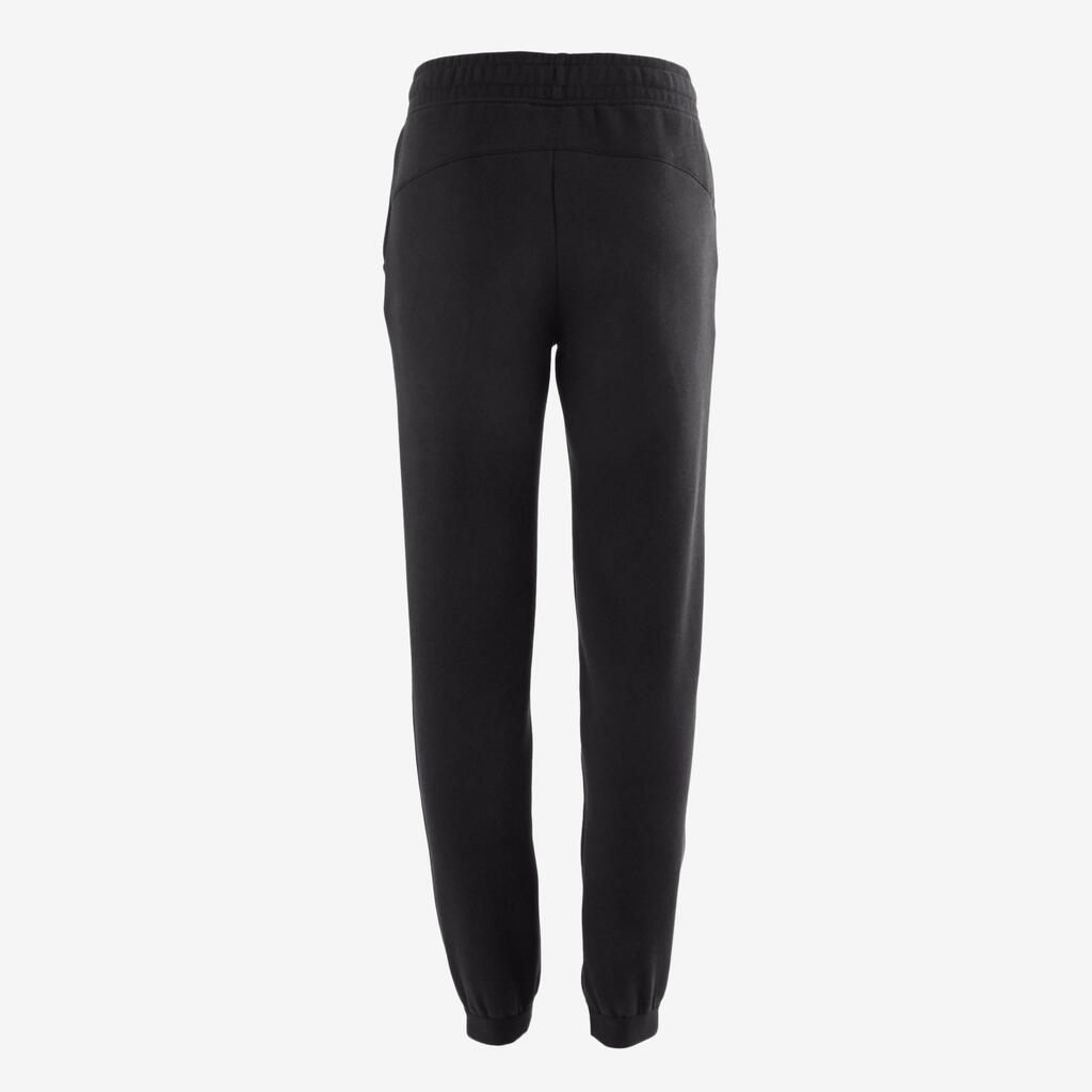 Pantalon large chaud 100 garçon GYM ENFANT gris imprimé