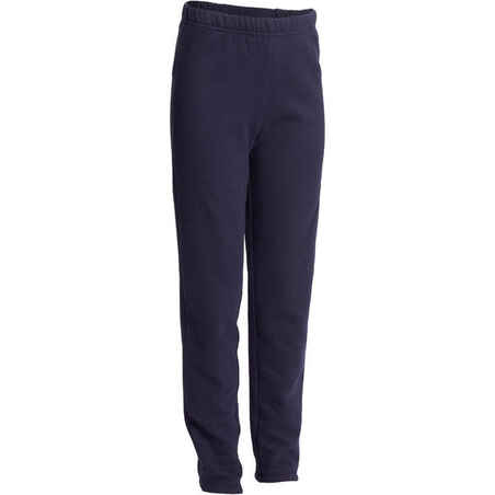 Kids' Warm Brushed Jersey Jogging Bottoms - Navy