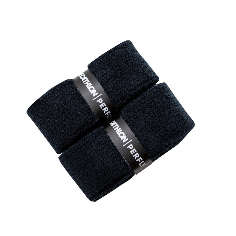 BADMINTON TOWEL GRIP x 2 BLACK Decathlon