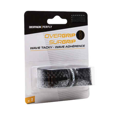 BADMINTON WAVE OVERGRIP X 1 BLACK