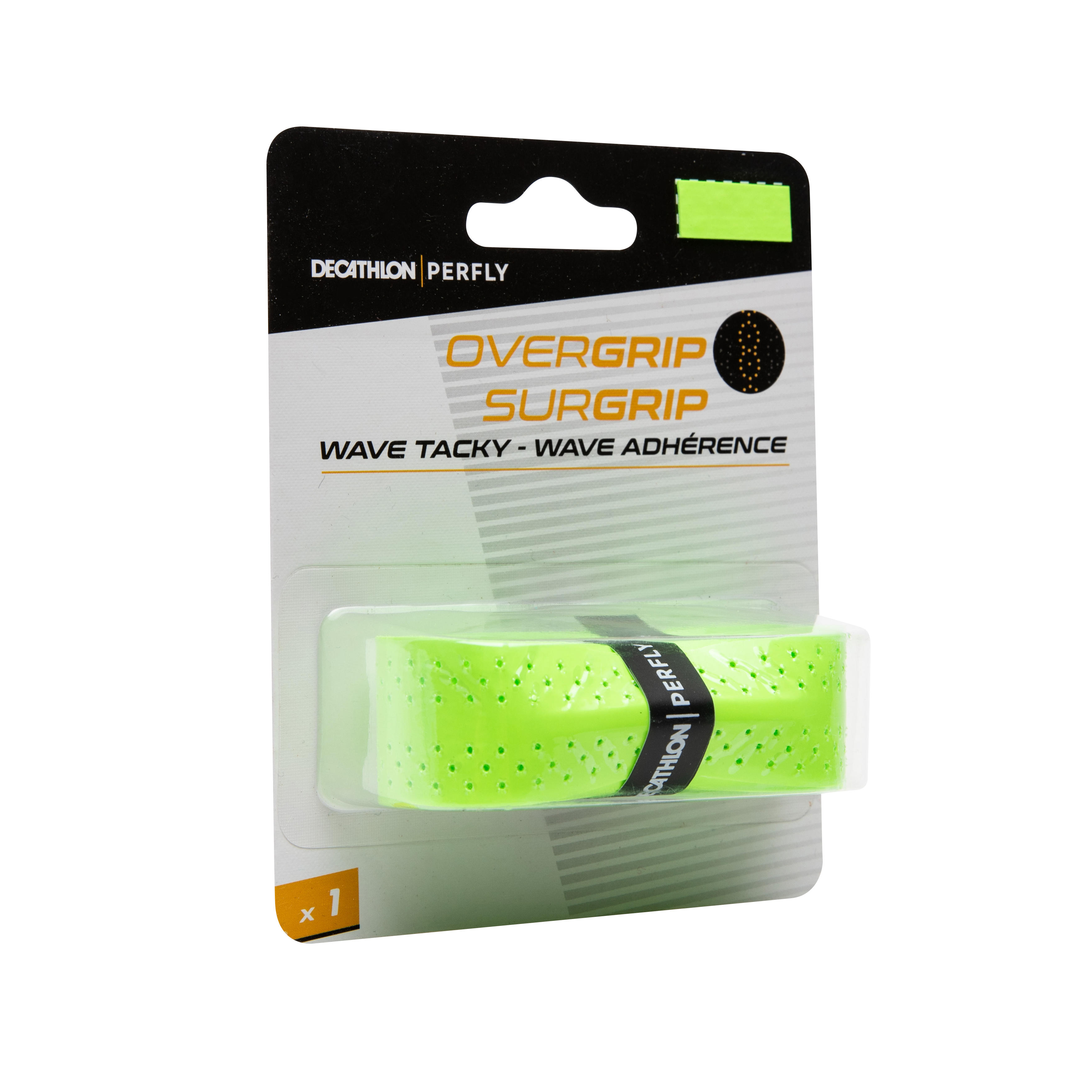 

Badminton Wave Overgrip X 1 Fluo Green -  By PERFLY | Decathlon