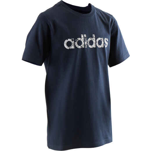 
      Boys' T-Shirt - Blue with Chest Logo
  