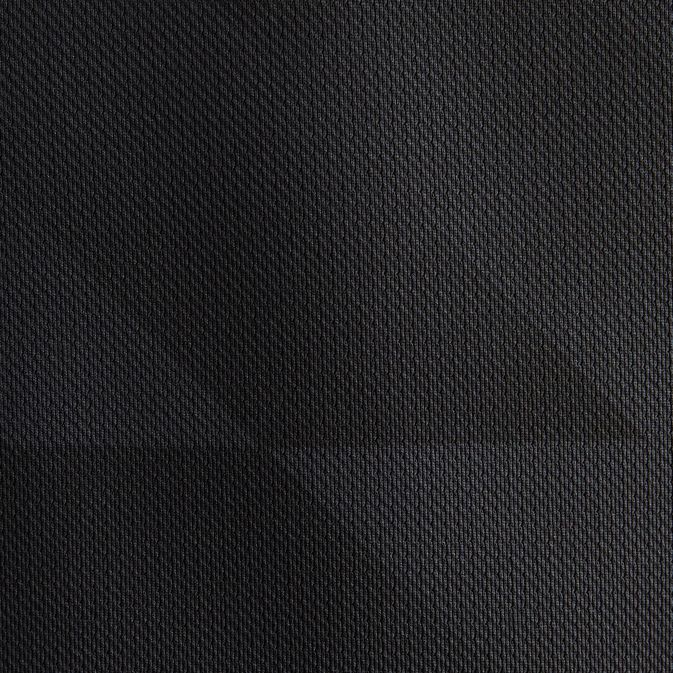 F500 Kids' Short-Sleeved Football Shirt - Black/White 9/10