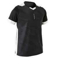 Kids' Short-Sleeved Football Shirt F500 - Black