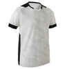 F500 Kids' Short-Sleeved Football Shirt - White/Black