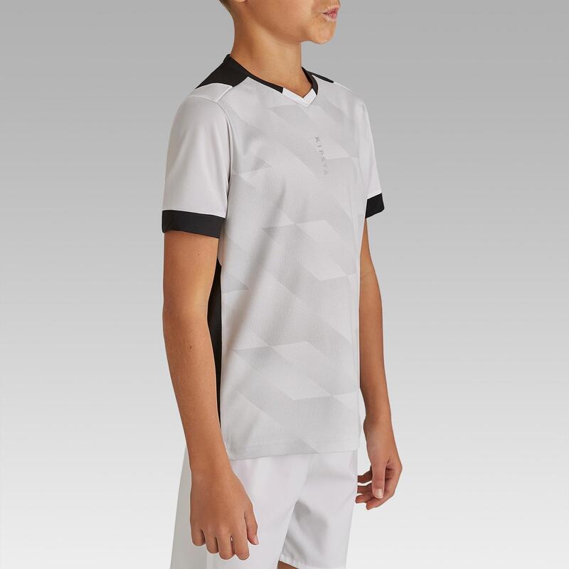 Maillot de football enfant manche courte F500 Blanc