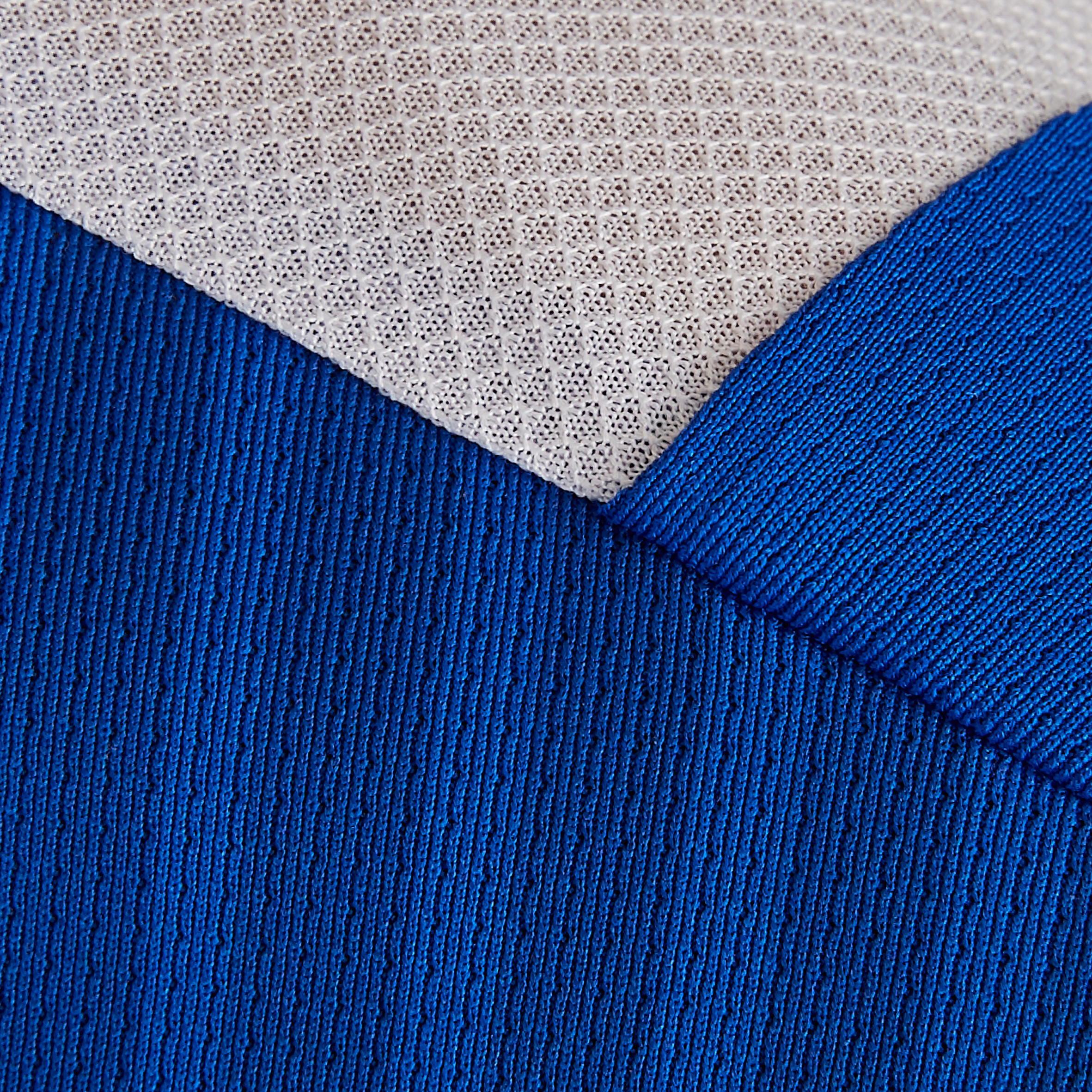 Kids' Short-Sleeved Football Shirt F500 - Blue 8/9