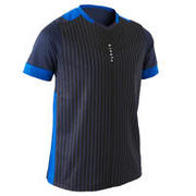 MAJICA KRATKIH RUKAVA ZA NOGOMET F500 DJEČJA MORNARSKOPLAVA/PLAVA