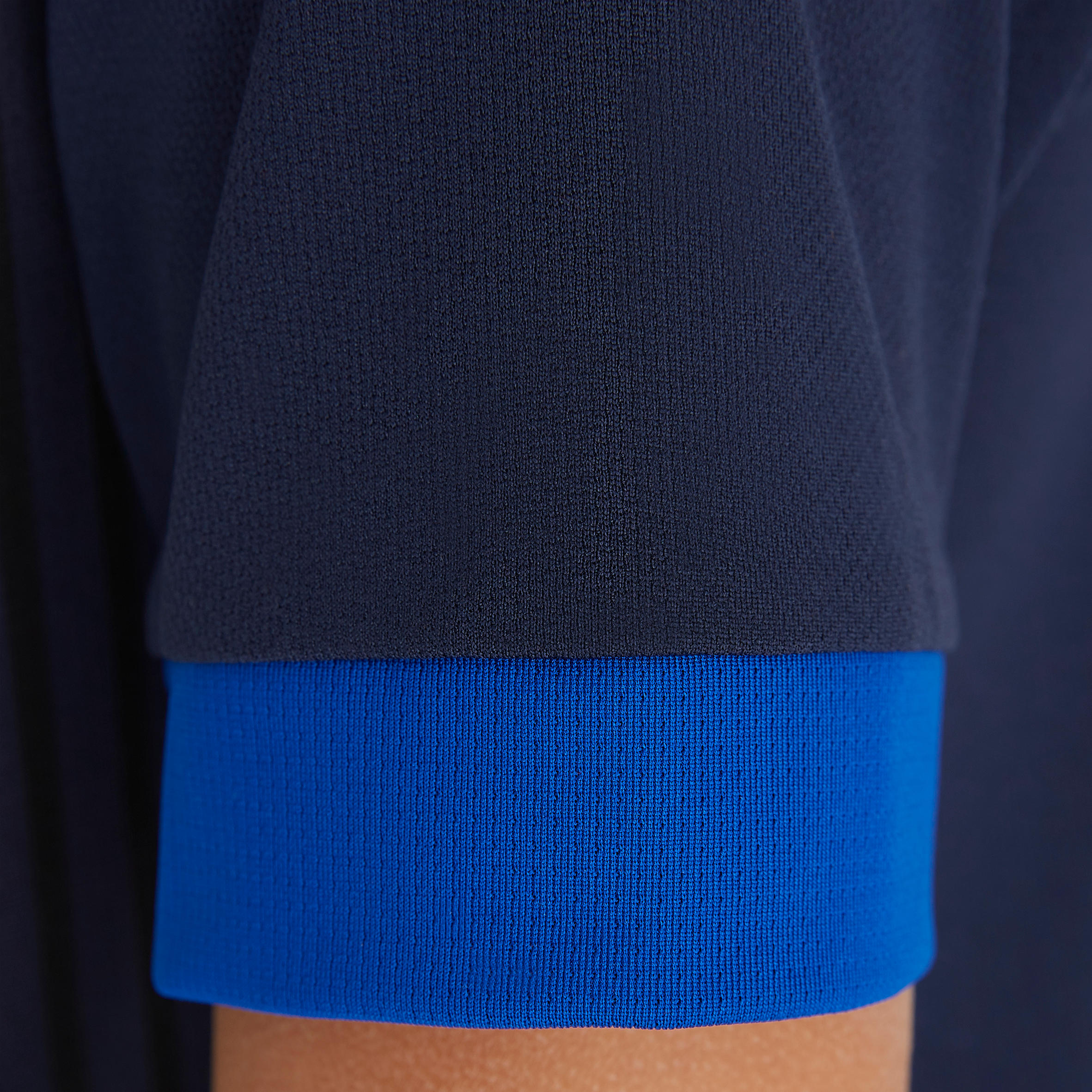 F500 Kids' Short-Sleeved Football Shirt - Navy/Blue 10/10