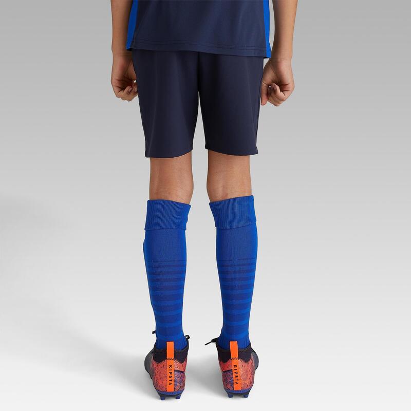 Pantalón corto Fútbol Niños Kipsta Club azul marino