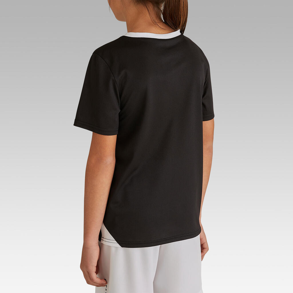 Bērnu futbola krekls “Essential”, melns