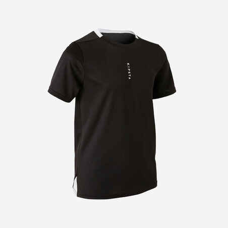 قميص كرة القدم F100 للأطفال – باللون الأسود