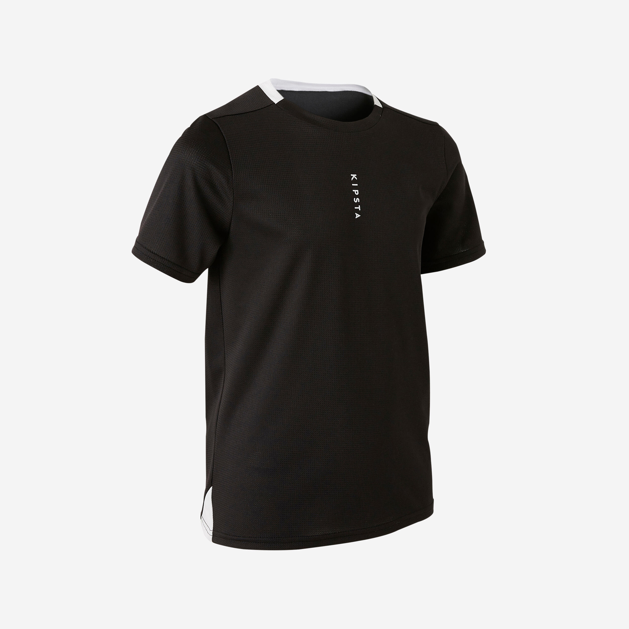 Decathlon | Maglia calcio bambino ESSENTIAL nera |  Kipsta