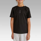 Kids football jersey shirt f100 - black