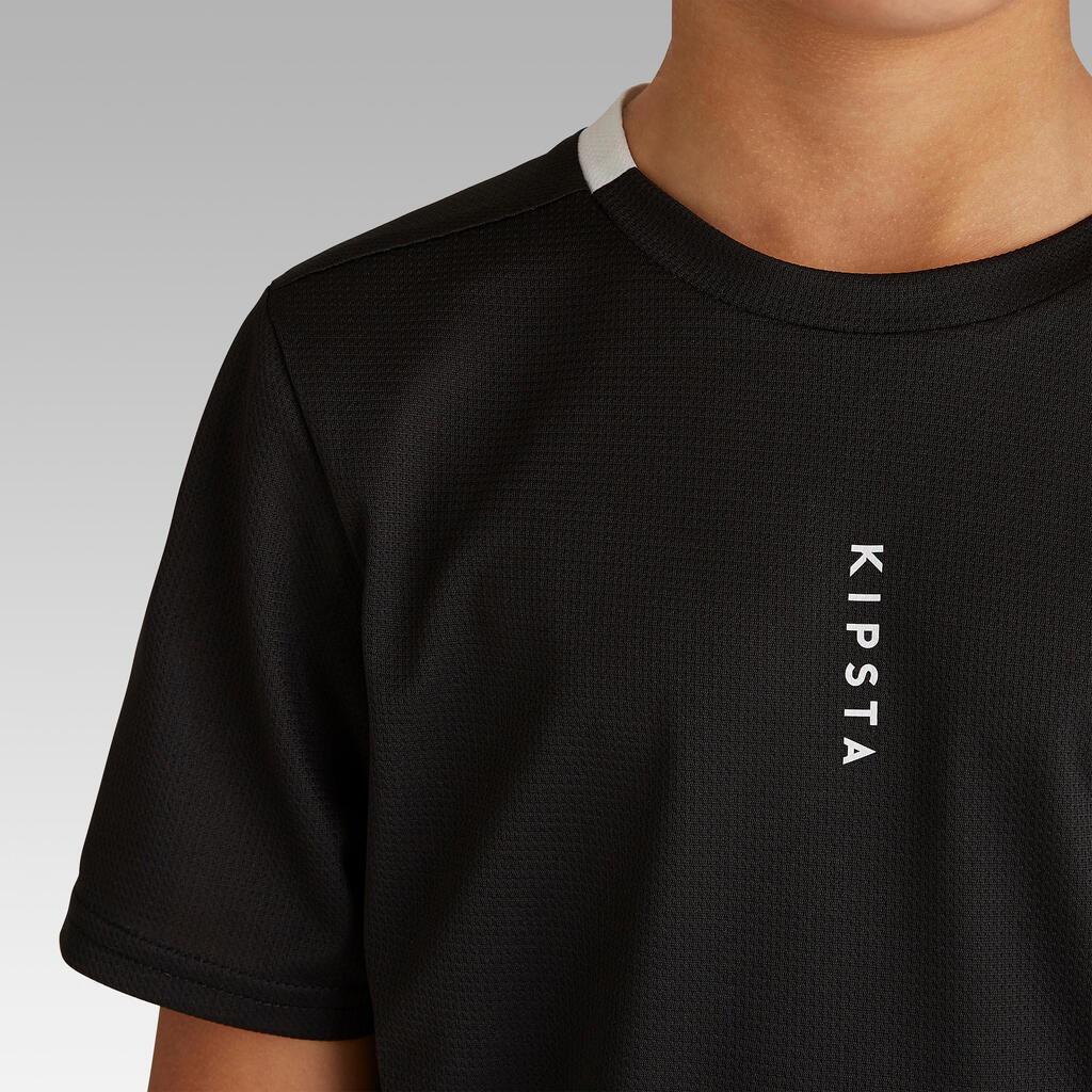 Kids' Football Shirt F100 - Black