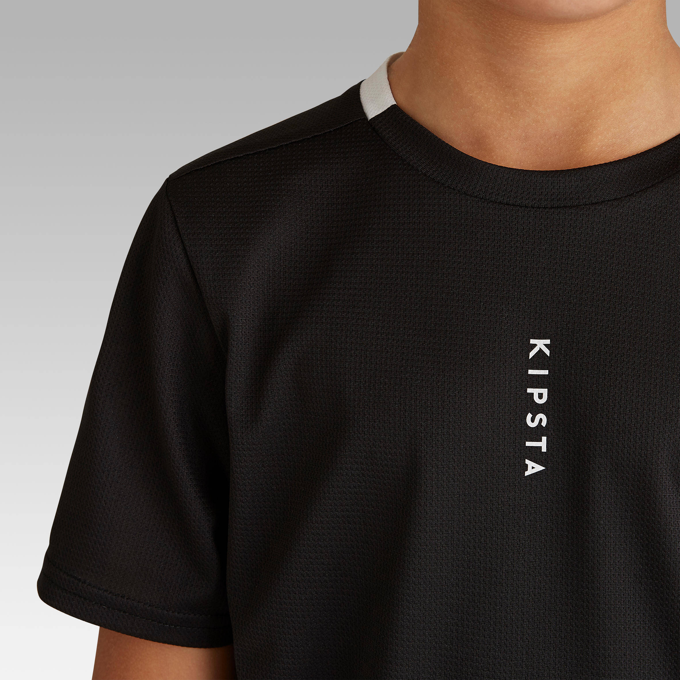 Kids Football Jersey Shirt F100 - Black -  5