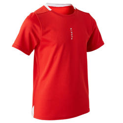 Maillot de football enfant F100 rouge