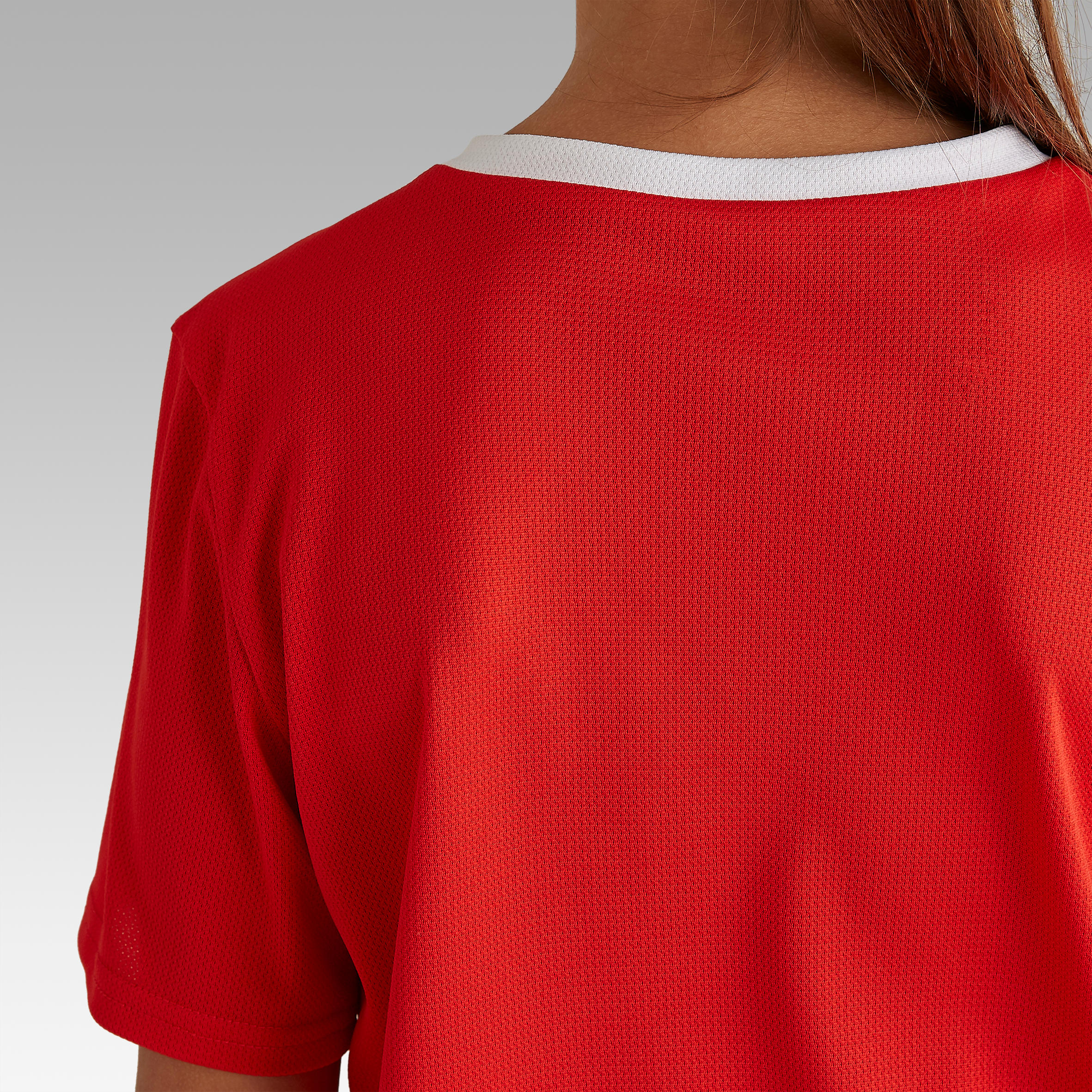 Maillot de soccer enfant - Essentiel rouge - KIPSTA