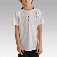 חולצת כדורגל F100 לילדים - לבן