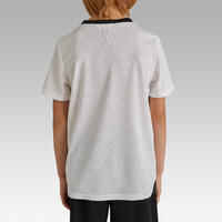 חולצת כדורגל F100 לילדים - לבן
