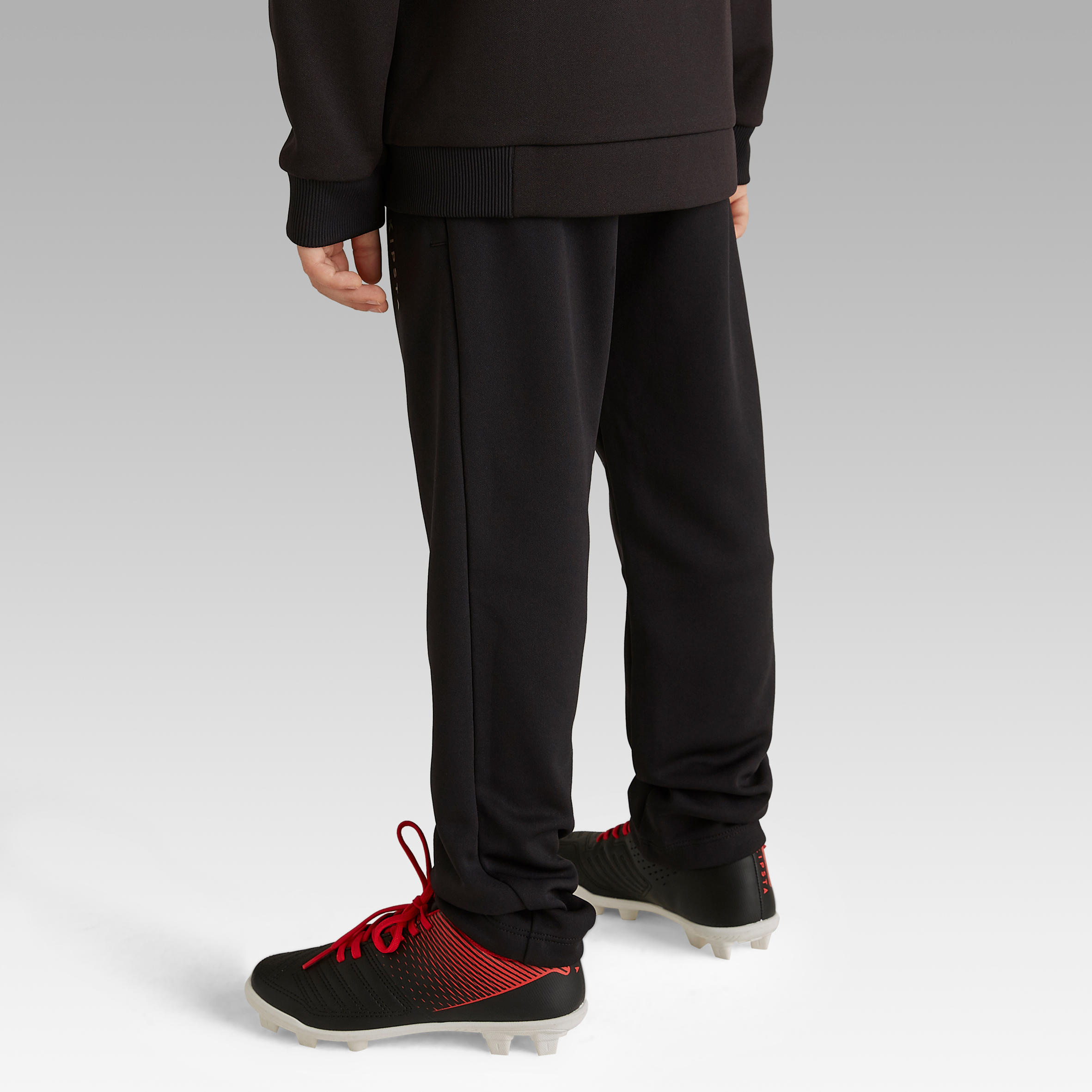 T100 Kids' Football Training Bottoms - Black 5/10