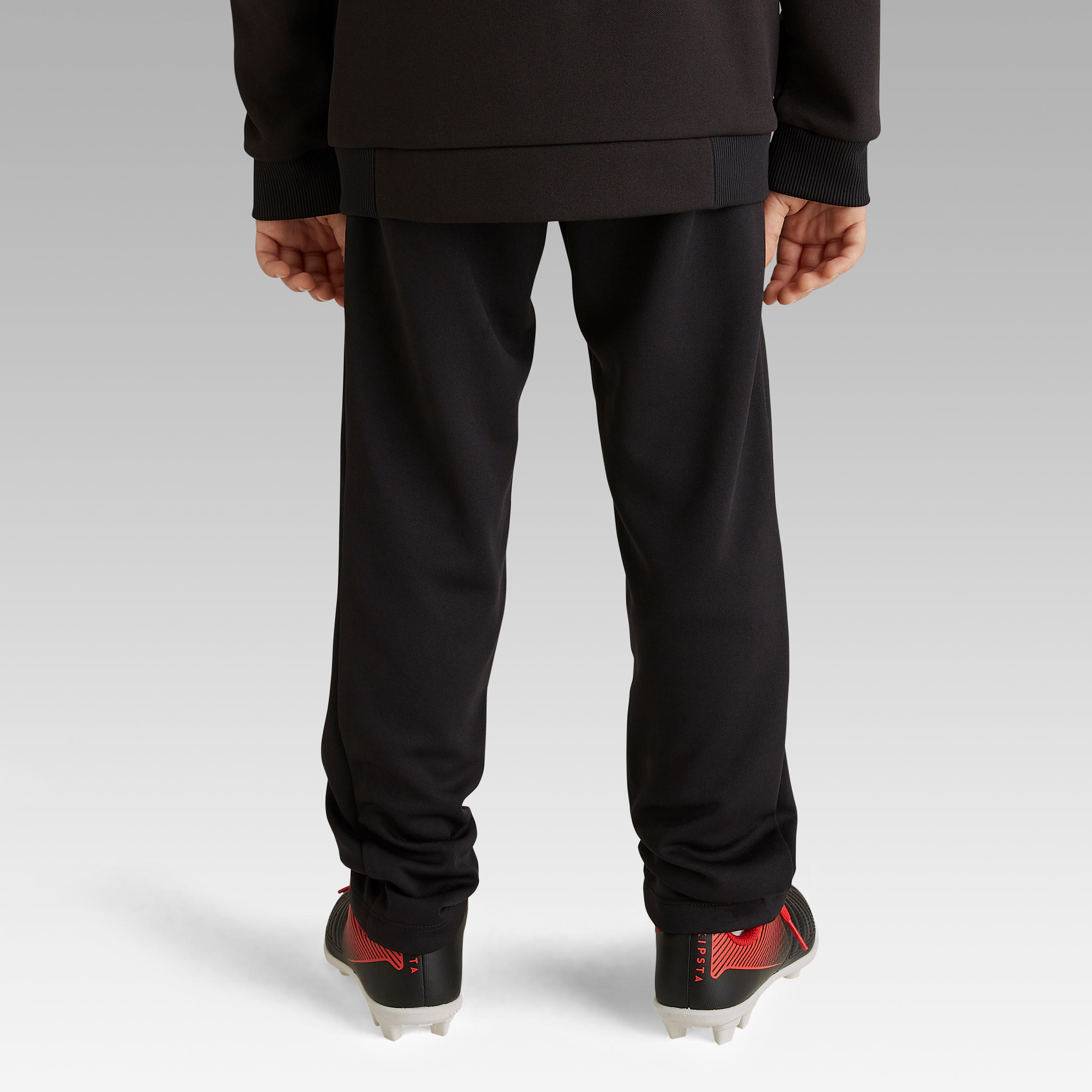 T100 Kids' Football Training Bottoms - Black 4/10