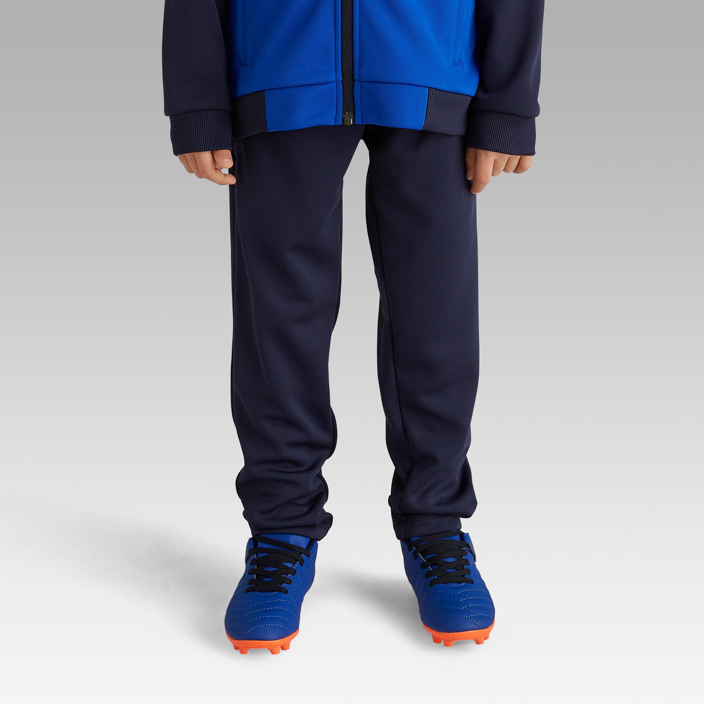Kids' Football Training Bottoms F100 - Navy 3/9