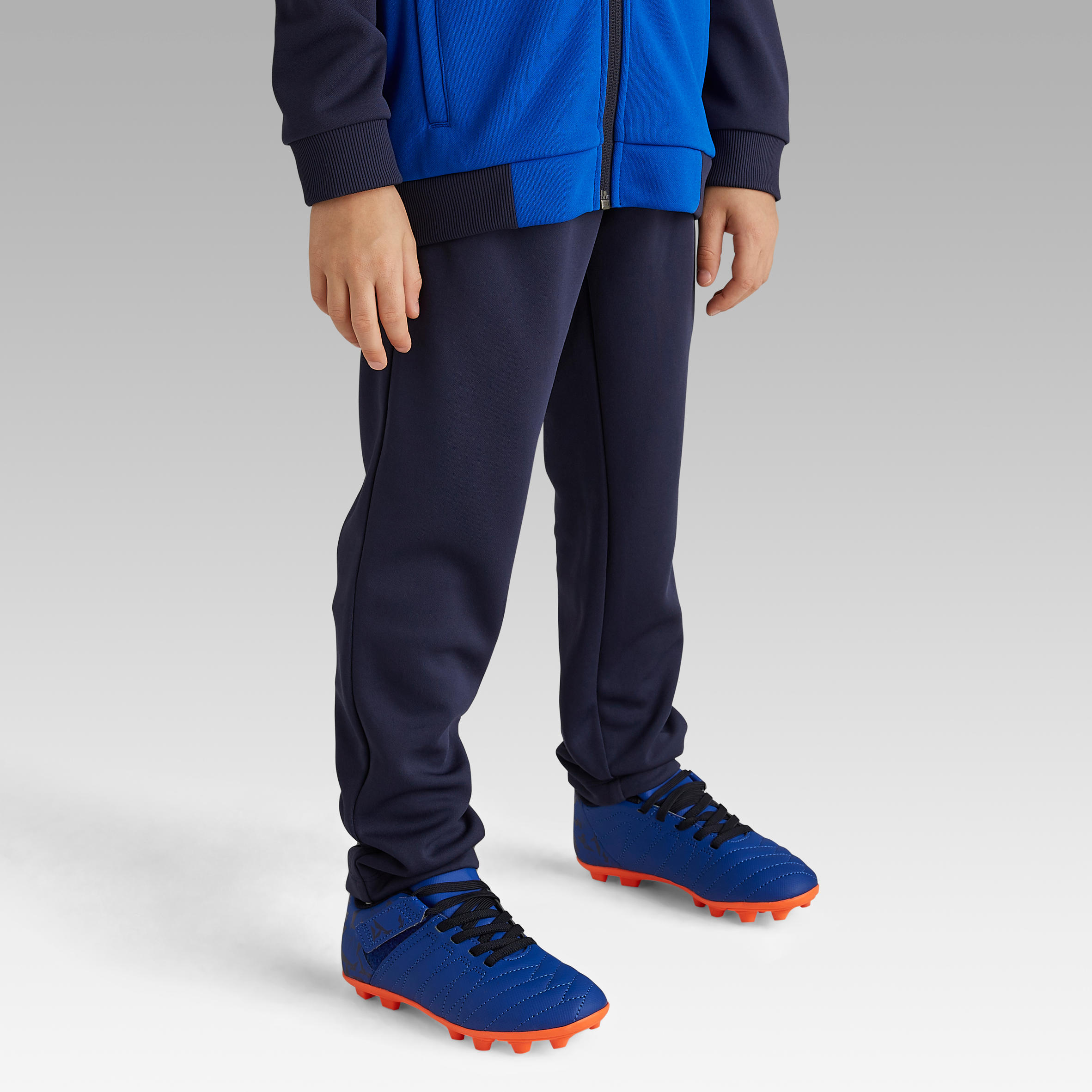 Kids' Football Training Bottoms F100 - Navy 5/9