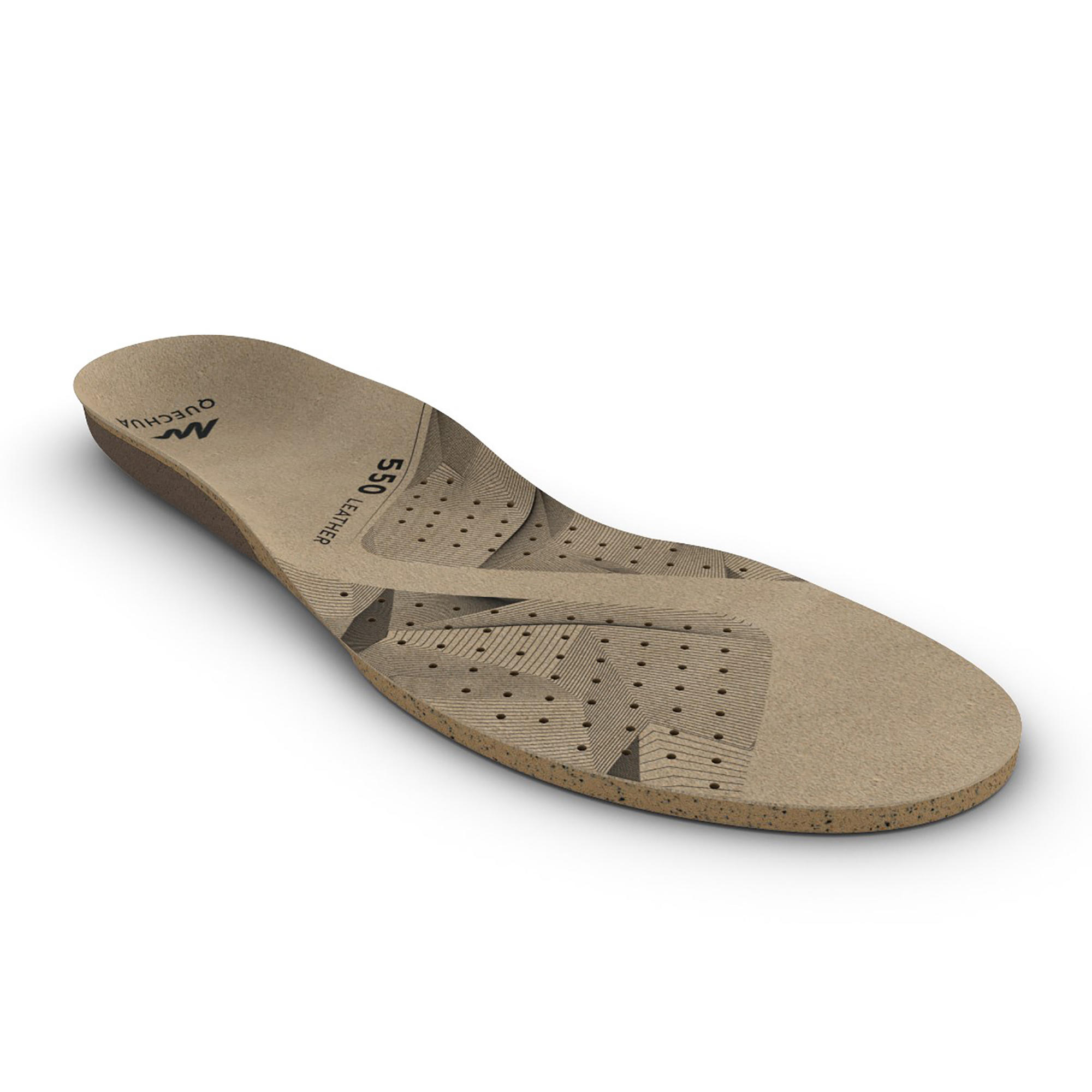 Leren inlegzolen voor wandelen Hike 550 | QUECHUA | Decathlon.nl