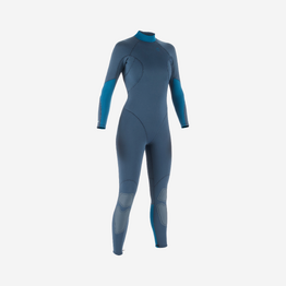 Combinaison plongée Femme néoprène 3mm - SCD 500 gris tempête